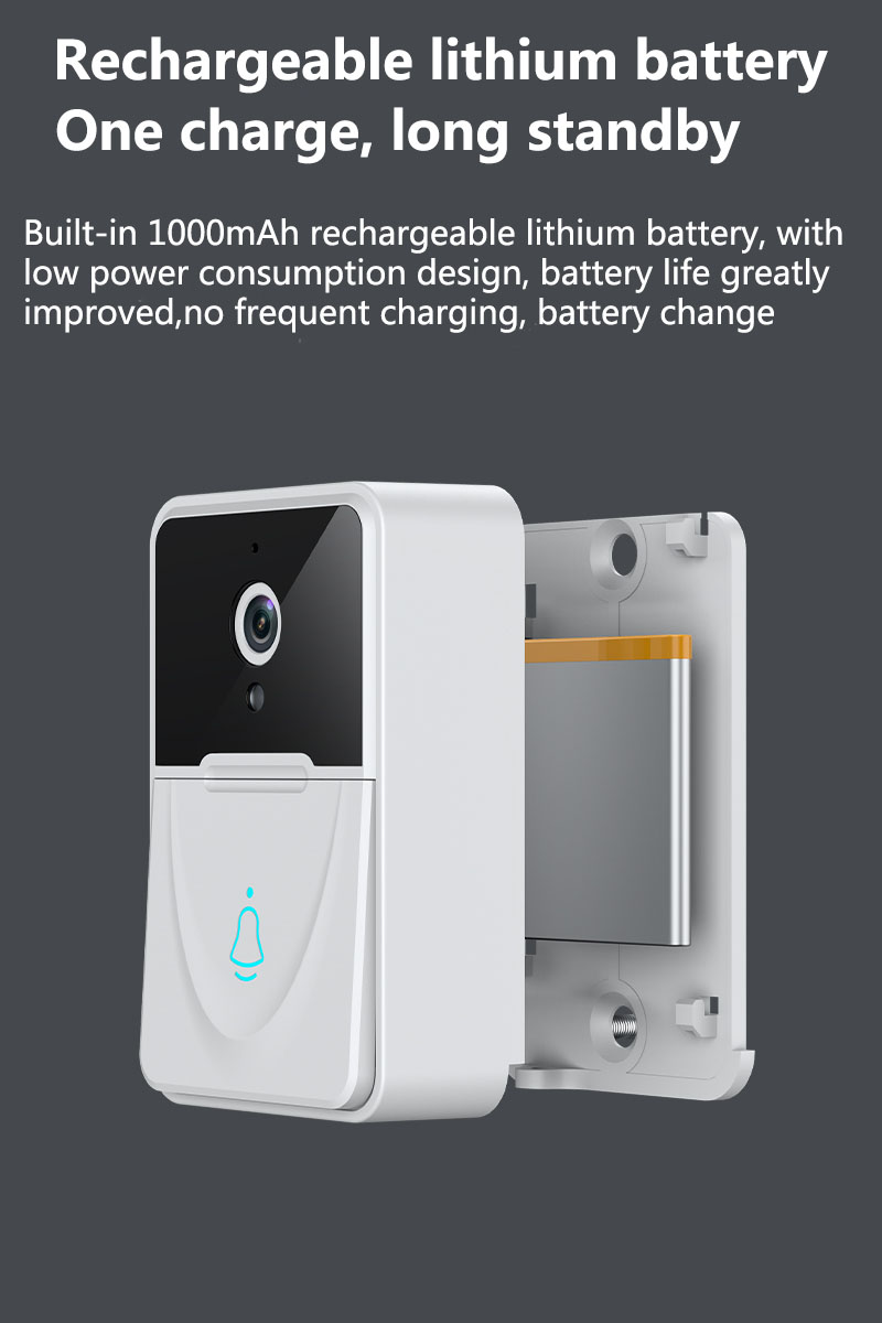 Wireless Security Smart WiFi Doorbell Intercom Video Camera Door Ring