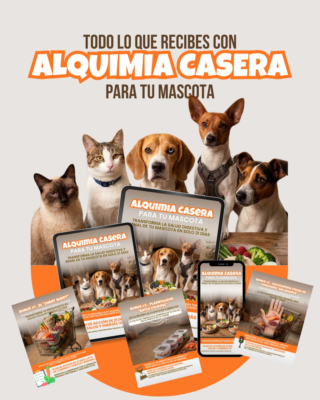 Ebook de Alquimia Casera para Mascotas + 3 Bonos Exclusivos