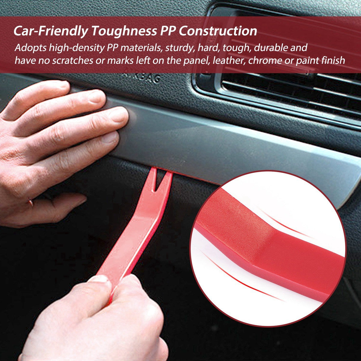 13 Pcs Car Trim Removal Tool Auto Door Panel Clip Dash Plastic