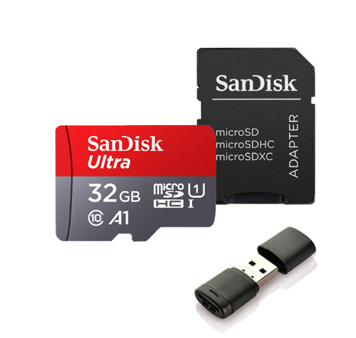 SanDisk Ultra Micro SD Card with Adapter - 16GB / 32GB / 64GB / 128GB High Speed