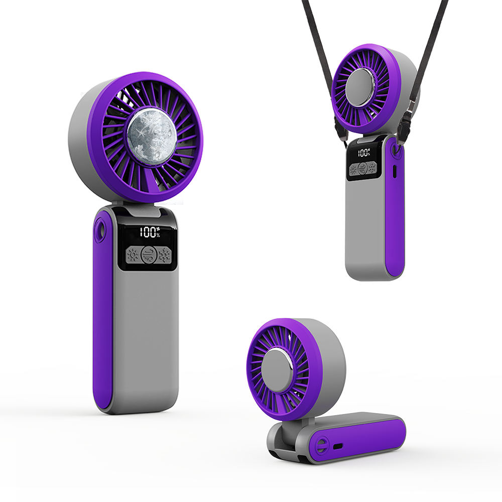 Jabees FrostOne Fold – Foldable Handheld Fan with Cooling Plate